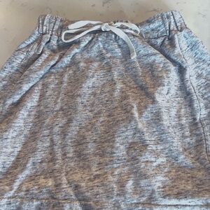 LOFT Gray Knit Drawstring Skirt – Size Small